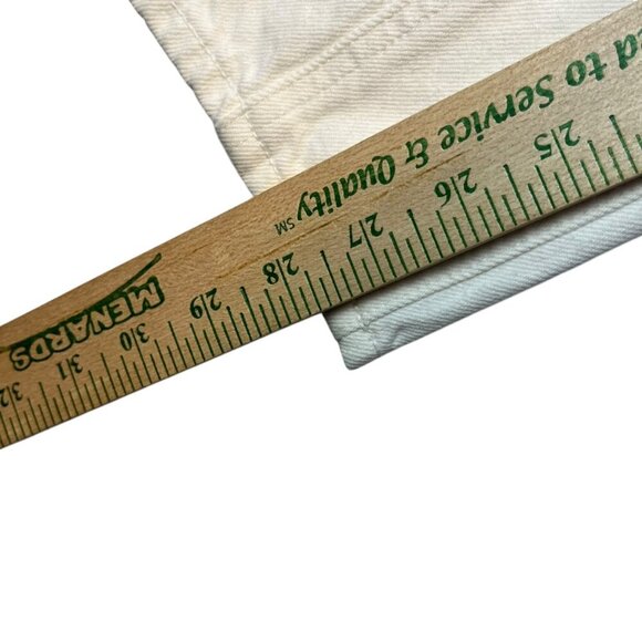 AGOLDE Cooper Cargo Jeans Women's 31 Milkshake Straight Leg Full Length Denim - Picture 10 of 10